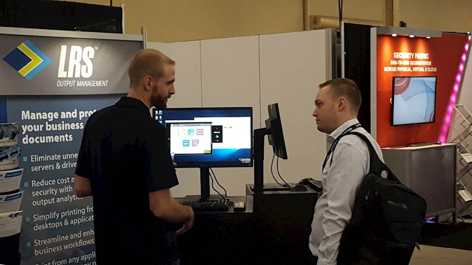 LRS Stand at VMWorld 2018